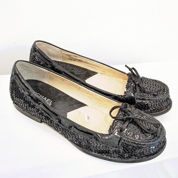 Michael kors leather and sequin loafers - Picture 15 of 16